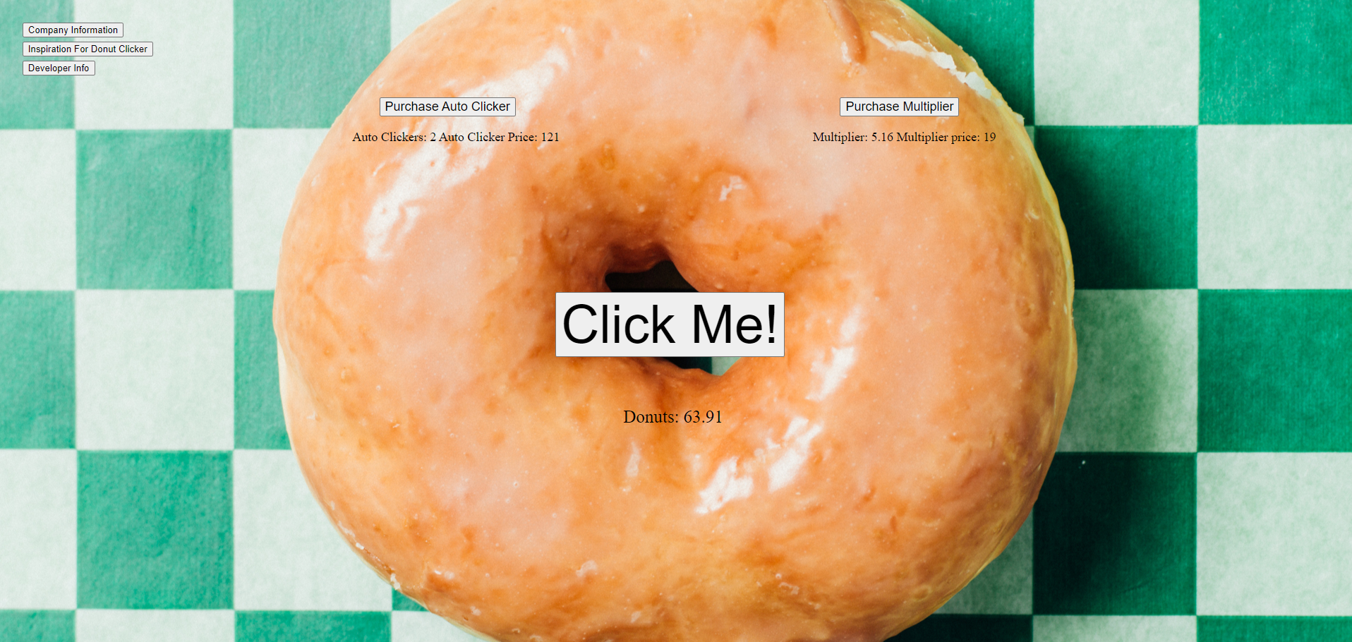 Donut CLicker